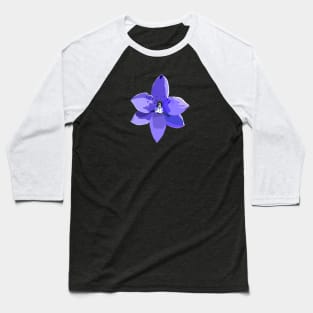 Purple Flower Baseball T-Shirt